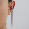 Luxury Tassel Ear Cuffs For Non Pierced Ears Titanium Steel Fashion Jewelry With Premium Elegance