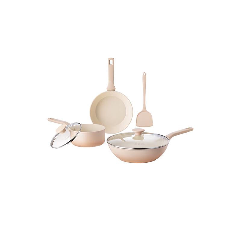 DESLON Rose Series Titanium Ceramic Non-stick Cookware Set