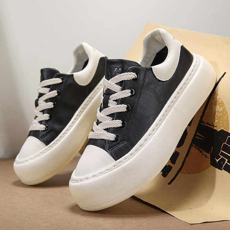 Fashion Outdoor Thick Heel Brown Men's Shoes Casual Luxury Design Sneakers Trainers For Man Sport Sports-leisure Outings Teniis