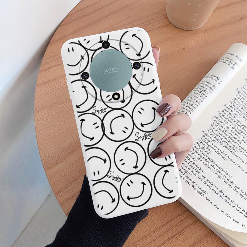 For Honor X9a X9b X9c Magic5 6 7 Lite 5G Case Fashion Leopard Print Back Cover Soft TPU Shockproof Funda Marble Texture Shell