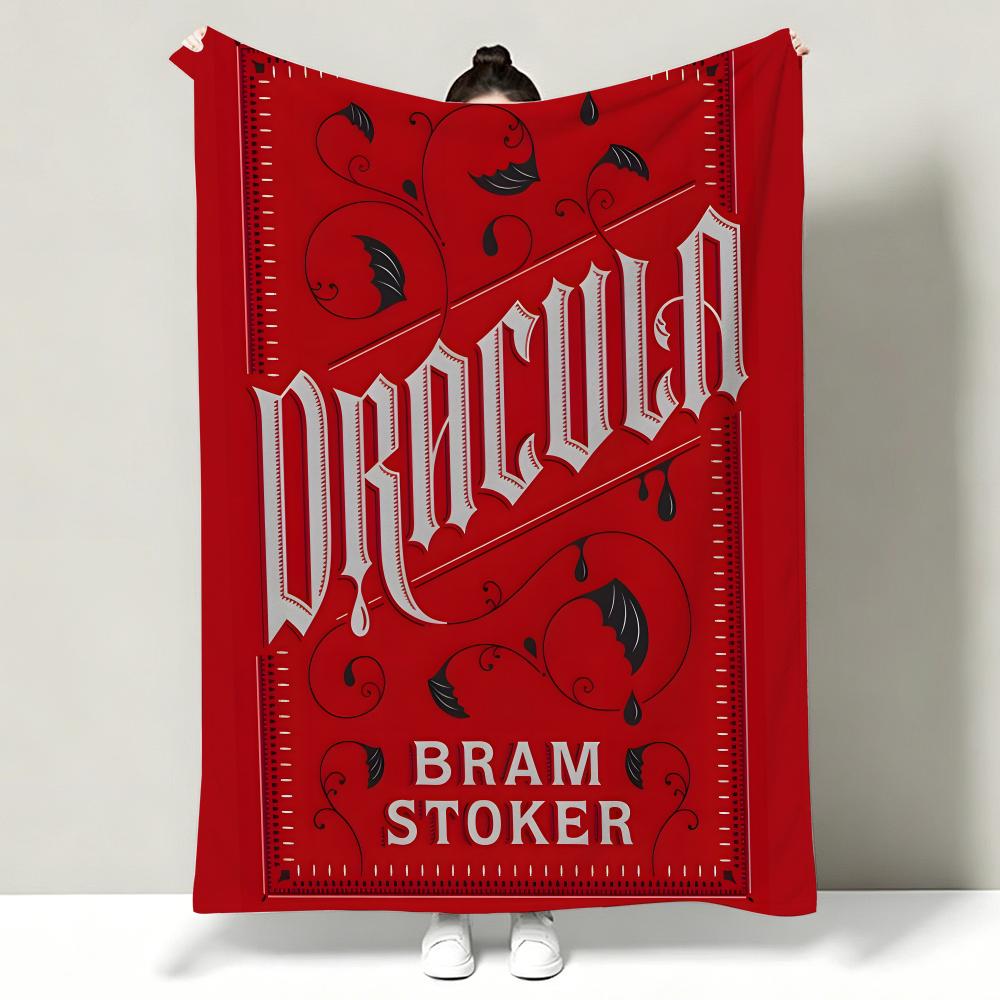 Movie DDracula Throw Soft Warm Flannel Throw Blanket Multiuse for Sofa Bed Office Nap