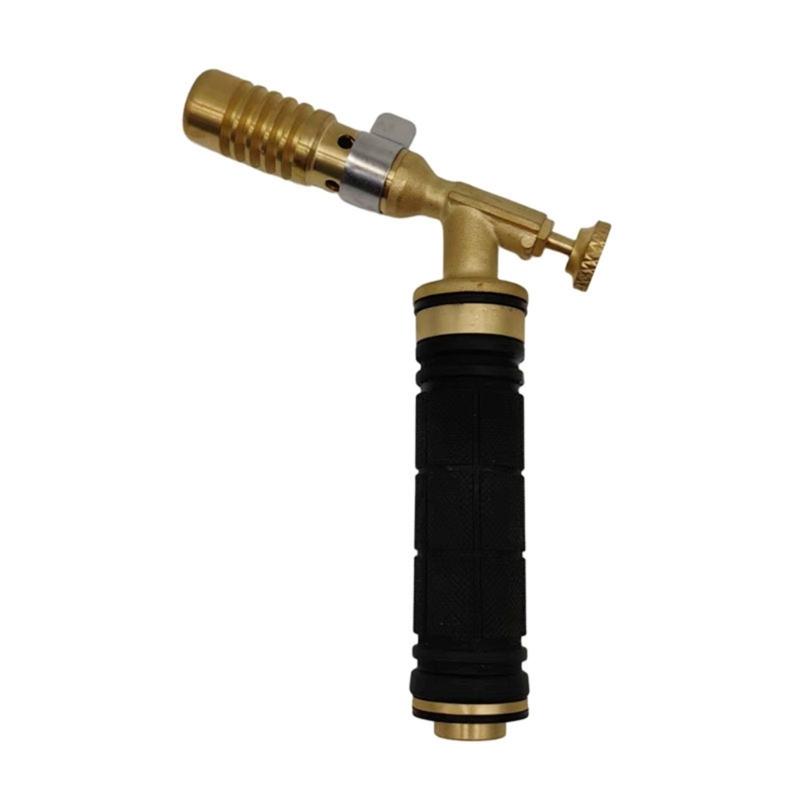 Quick Connecting Gas Lamp Adapter Copper Rubber Texture Outdoor Gas Lights Connectors for Night Camping Extended Handle
