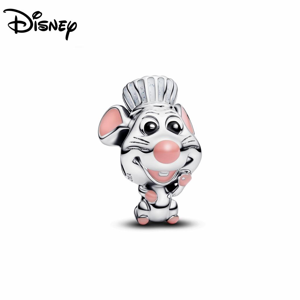 Disney 925 Silber Minnie Stitch Winnie Puuh Anhängerperle geeignet für originales Damenarmband DIY Schmuck Geschenk