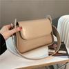 Small bag women's new trendy fashion shoulder handbag simple wide shoulder strap small square bag