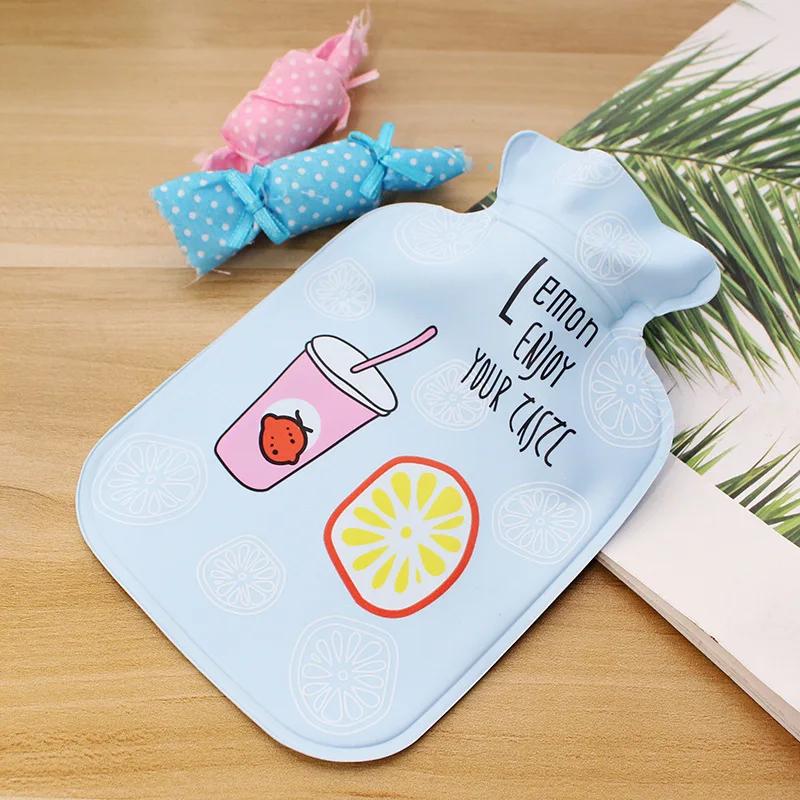 Cartoon Hot Water Bottle Fruits Version Of The Small Fresh Water Injection Explosion-proof Children Mini Portable Hot Water Bag