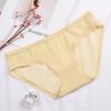 Women Sexy  Lace Splice Briefs Panties Lingerie Mesh Underwear