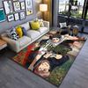 Anime Battle Scene Carpet Design Suitable As a Non-slip Mat for the Living Room or Bedroom Sofa