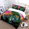 Dreamy Fusion Of Animals And Nature Duvet Cover Set With 3D Printing Design Soft Polyester Bedding Set All-Season Comfort