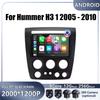 Android Carplay Auto For Hummer H3 1 2005 2006 2007 2008 2009 2010  Car Radio Navigation GPS Multimedia Video Player DSP 4G