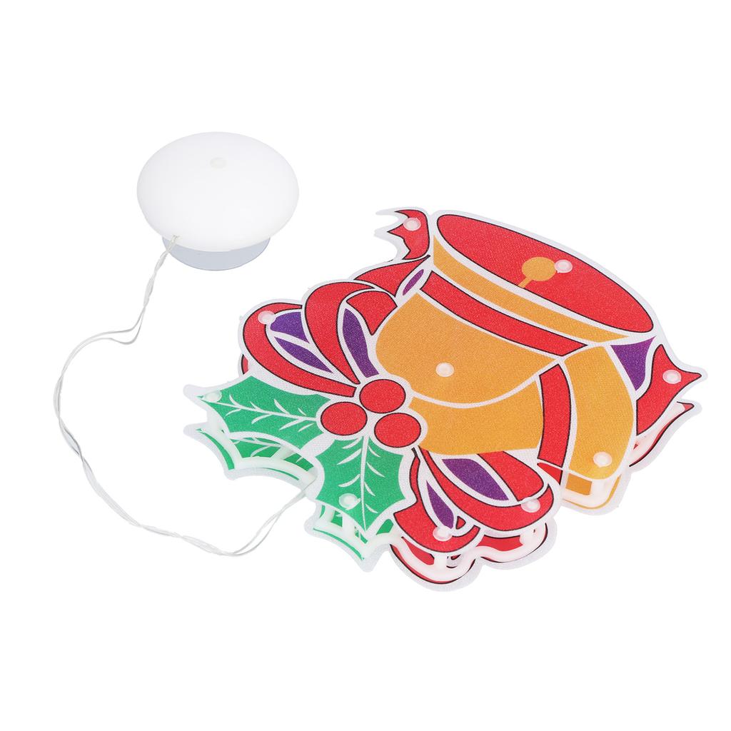 LED Weihnachtsdekorationslichter Batteriebetrieben Fensterhänge-Deko mit Saugnapf für Weihnachten