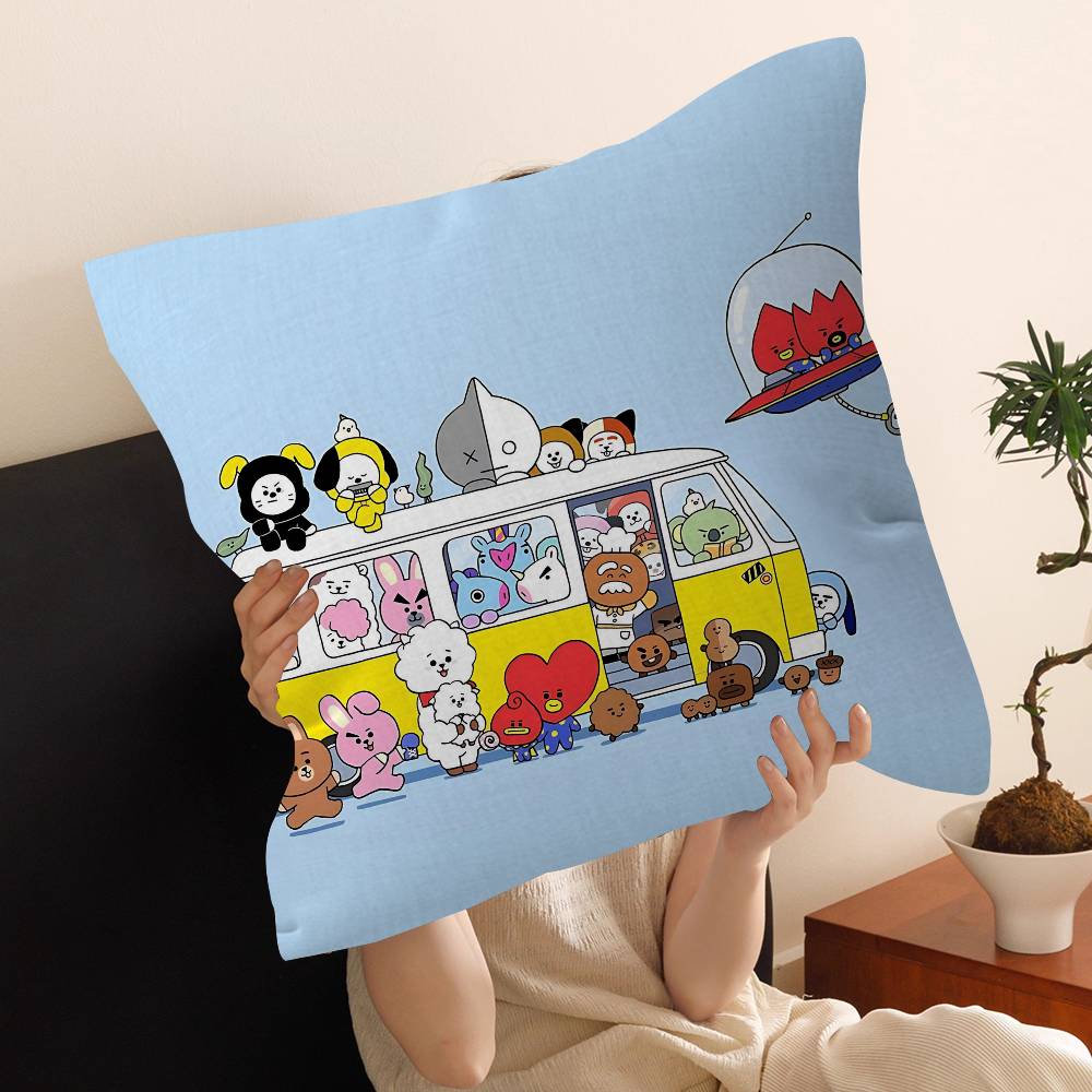 Bt-And-21 Anime Cartoon Pillow Anime Pillow Sofa Bed Head Pillow Cover Cushion Cover 45X45 Cm Fashion