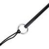 Scuba Diving Point Rod Colorful Aluminium Alloy Diving Noice Maker with Lanyard (Black)