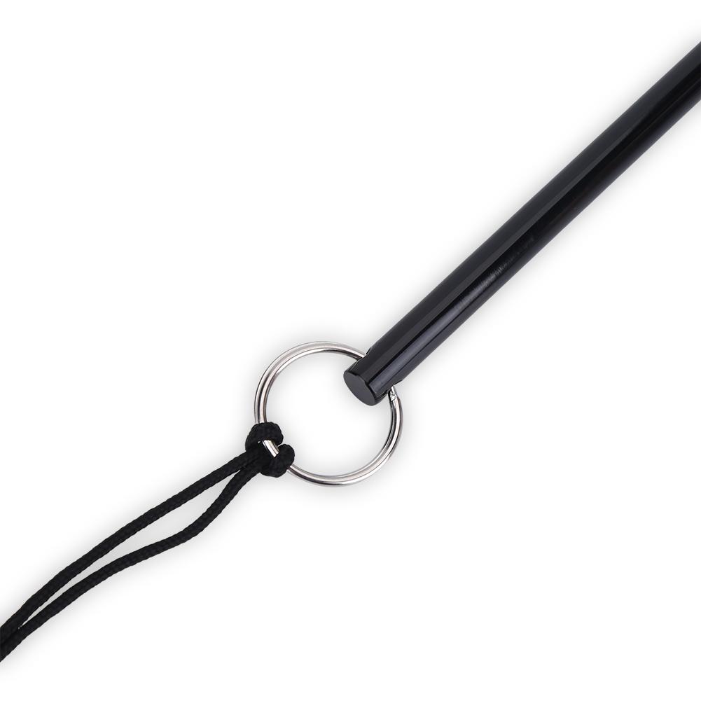 Scuba Diving Point Rod Colorful Aluminium Alloy Diving Noice Maker with Lanyard (Black)