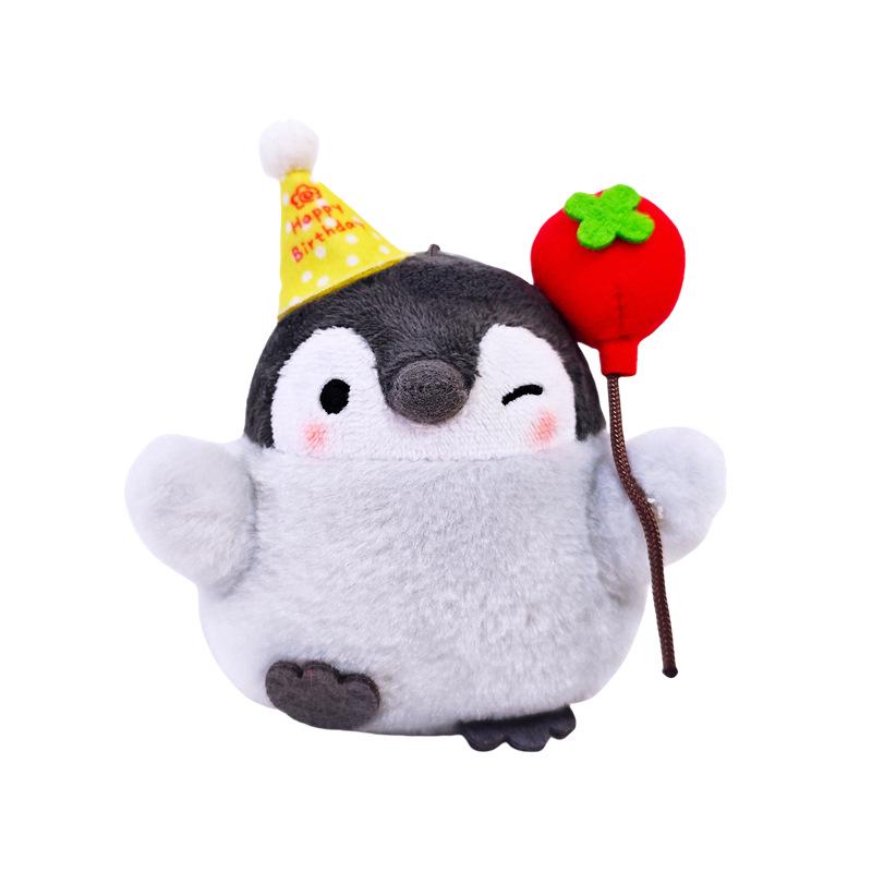 Genuine Plush Penguin Keychain - Japanese Style Cute Backpack Accessory & Positive Energy Bag Charm