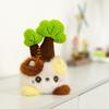 Cat Potted Plant Plush Toy - Cute Cartoon Green Ornament for Home, Office, or Children's Room Gift