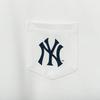 New Era X MLB New York Yankees Logo Print Round Neck Summer American Short Sleeve T-Shirt Unisex T-Shirt White 13697649