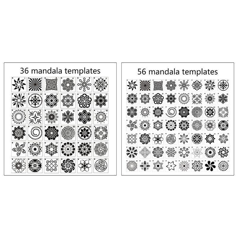 buy-56-pack-mandala-dot-painting-templates-stencils-small-mandala-template-stencils-for-diy-art-project-rock-painting-at-affordable-prices-free-shipping-real-reviews-with-photos-joom