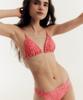 Lupeulupeu String Bikini Top [Vintage Peony_Pink]