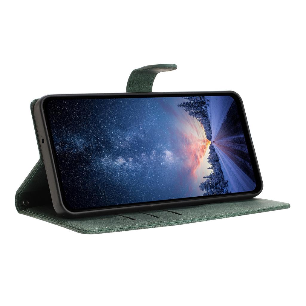 For Samsung Galaxy A56 5G Leather Case Solid Color Phone Wallet Cover