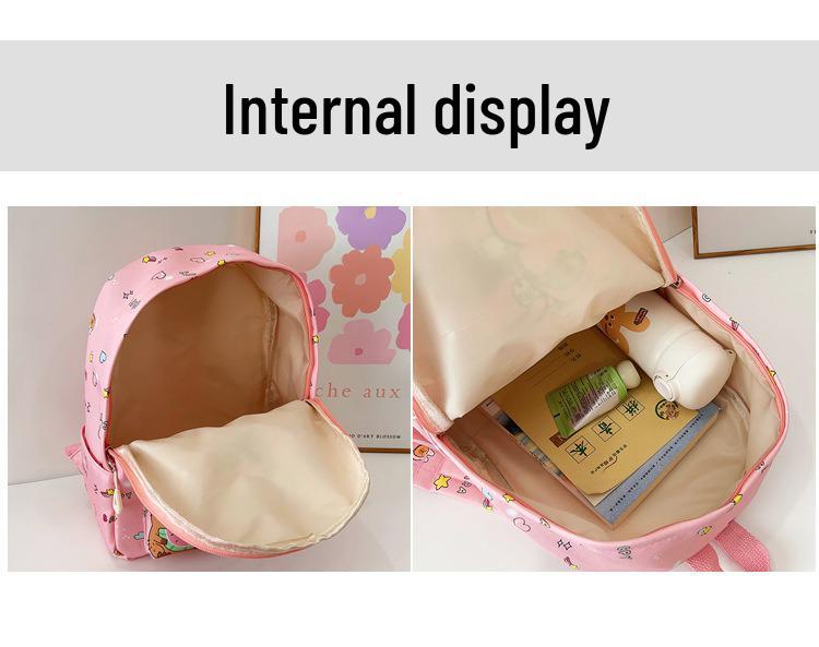 Stylish Capybara Print Backpack for Kids - Elementary & Kindergarten Use