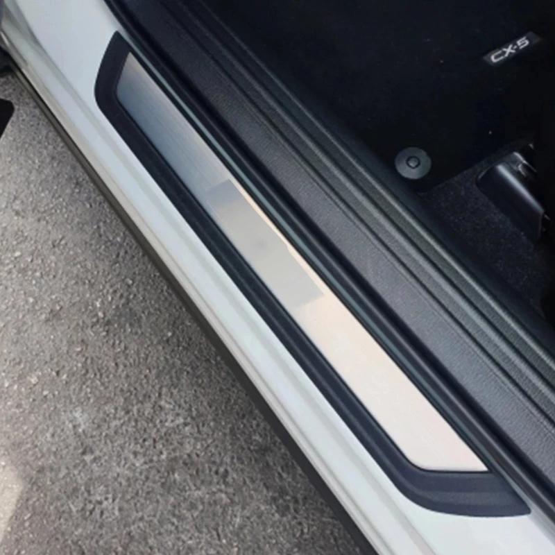 For Suzuki Vitara 2015 2016 2017 2018 - 2024 Door Sill Kick Scuff Plate Protector Trims Guard Pedal Cover Car Accessories