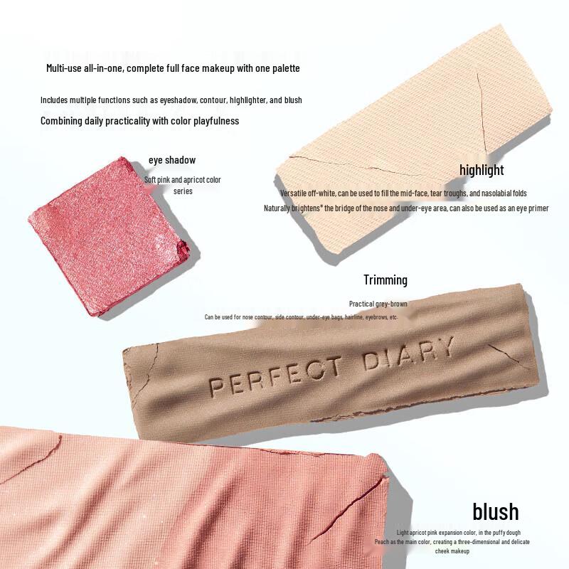 PERFECT DIARY Cloud Veil Multi-Use Eyeshadow Palette