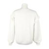 Women's Long Sleeve Pullover Knitwear Two Lapel Ruffle Sleeves Solid Color Sweater