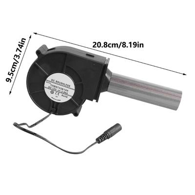 Adjustable Speed BBQ Fan Air Blower Unique Charcoal Starter Fan Air Blower Ideal For Camping Picnics And Wood Stove