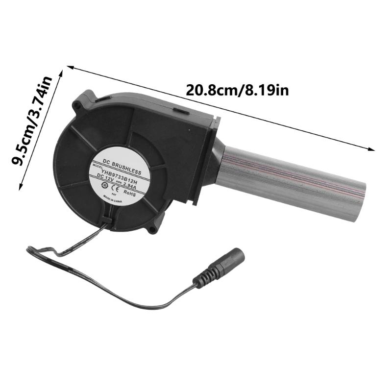 Sturdy Fan Air Blower BBQ Fan Air Blower Variable Speed Centrifugal Fans for Charcoal Starter and Outdoor Cooking