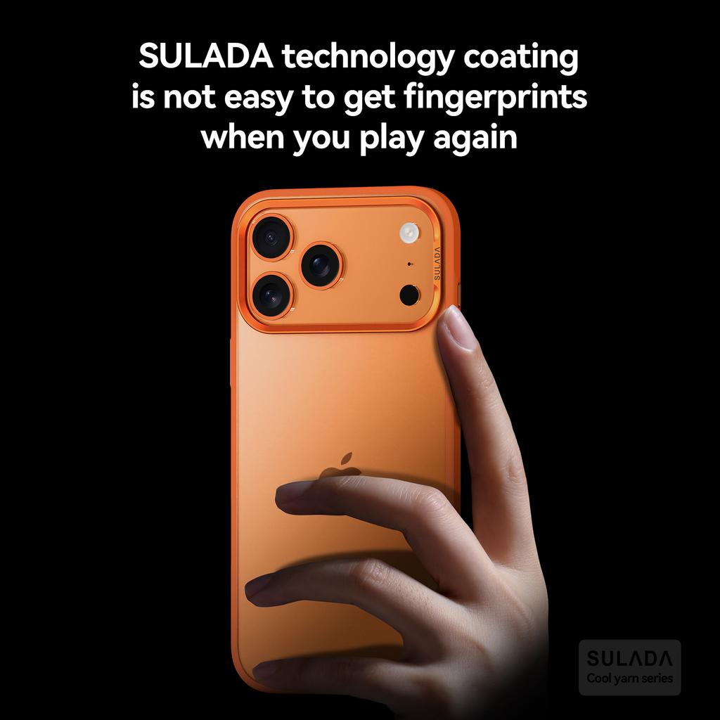 SULADA For iPhone 17 Pro Case PC+TPU Shockproof Matte Phone Protector Cover