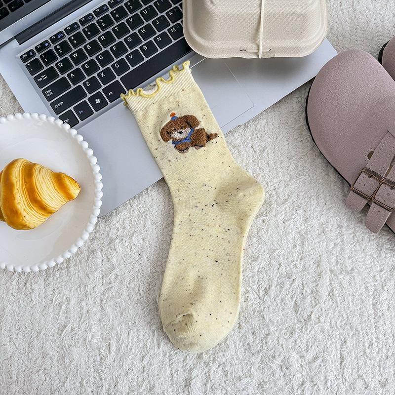 Cartoon Socks, Small Animals, Fungus, Trimmed Socks, Cute Ideas, Gauze Piles, Socks, Cotton Socks