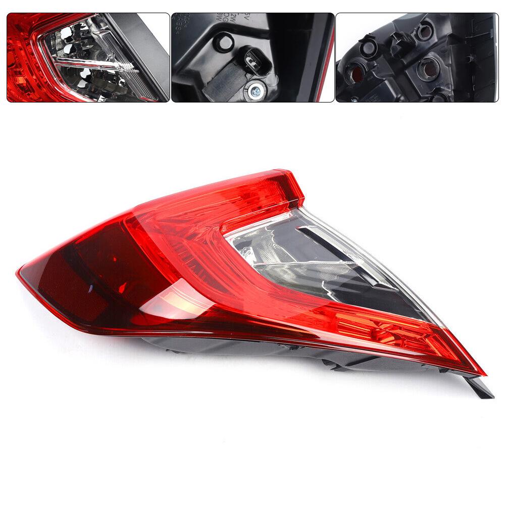 Kompatibel mit 16-19 Honda Civic: Innere und äußere hintere Schlussleuchten, Bremslichter, Blinker, Rückfahrlichter.
