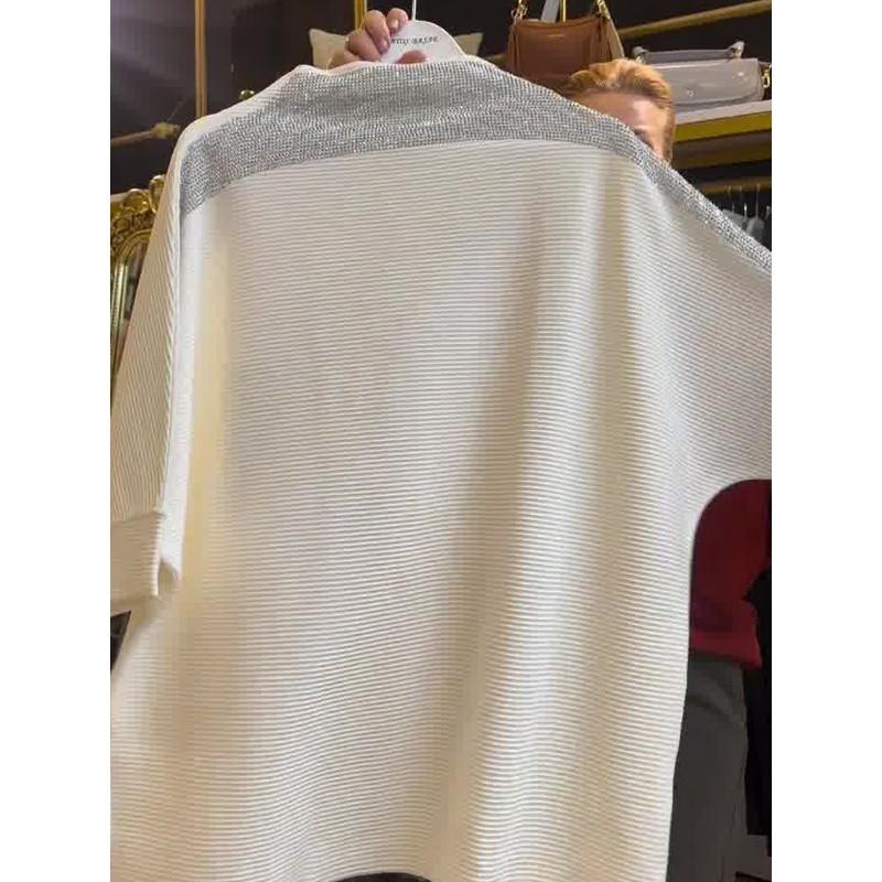 Fall Winter Slimming Turtleneck Knit Sweater Loose Fashion Simple Design Women