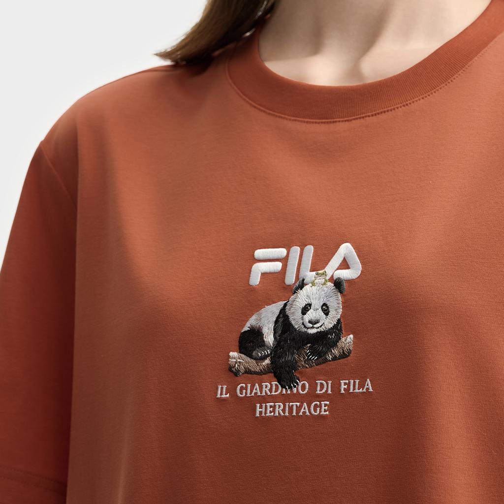 New FILA HERITAGE T Shirt Men's Mo Yun Oranges F11M538120FOR