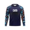 Dark Blue UV Protection Long Sleeve Fishing Hoodie