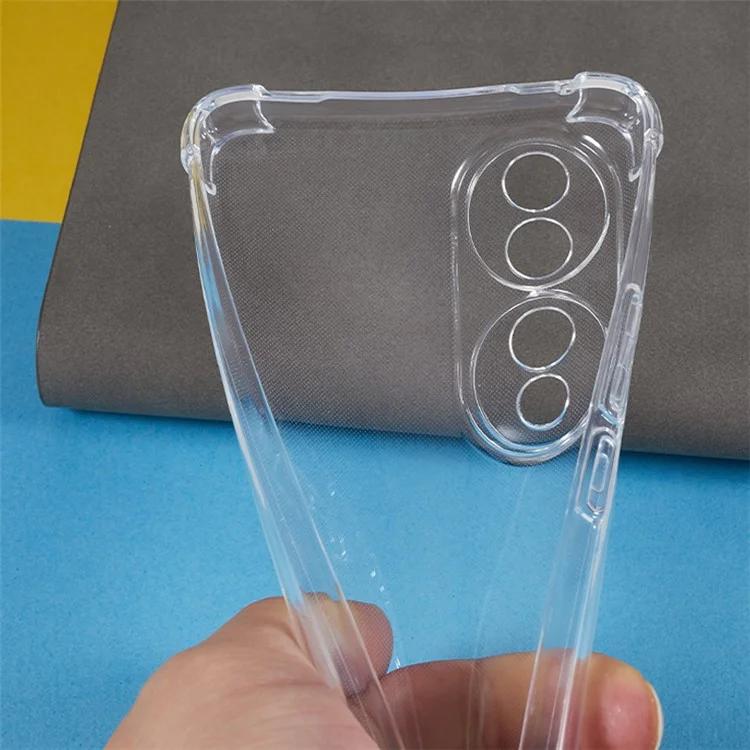 For Honor 90 TPU Clear Cover Anti-Fall Reinforced Corners Phone Case