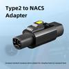 Type 2 to Tesla Adapter 7.2KW AC Charging for Type2 Charging Station to Tesla Model S/3/X/Y Car