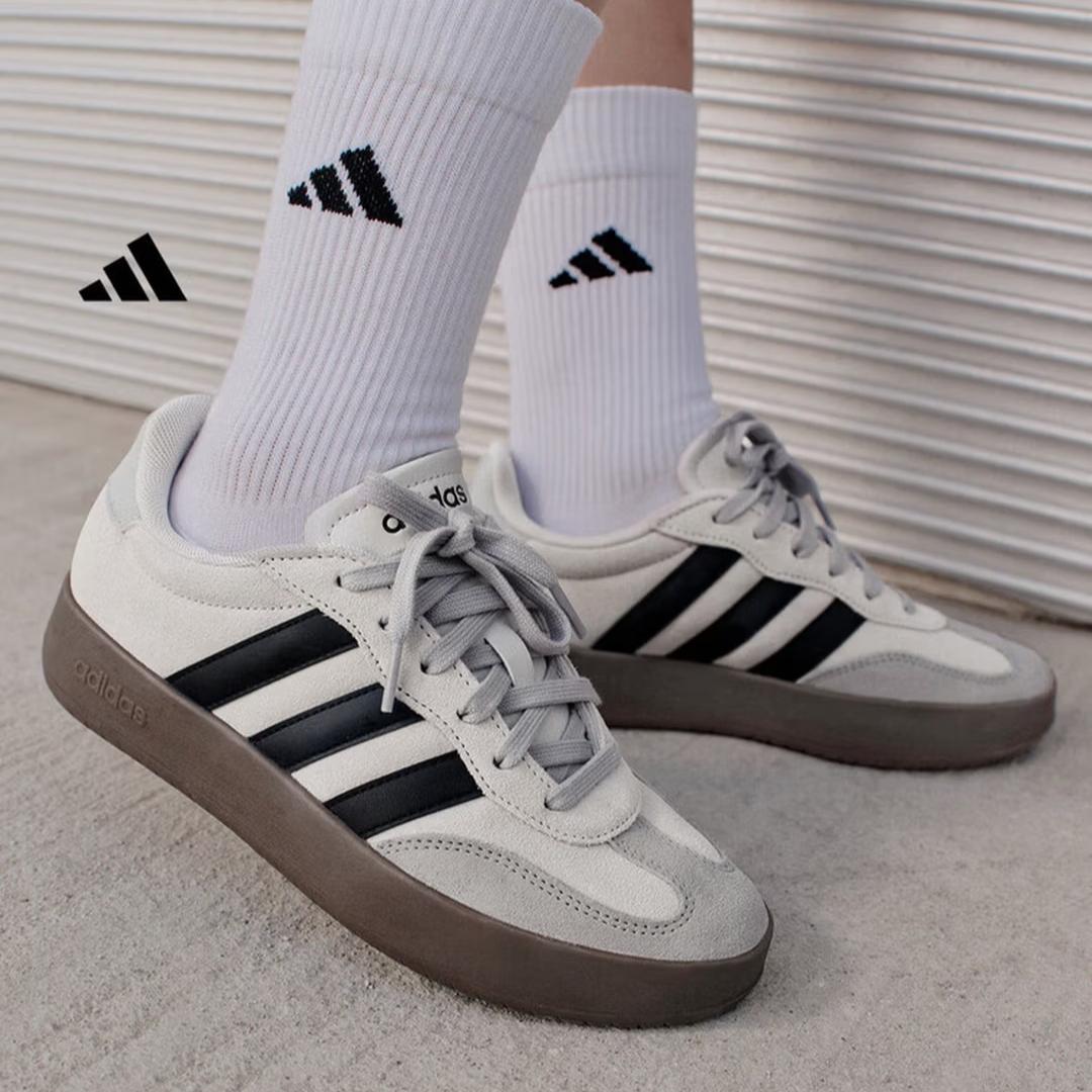 

Adidas Кроссовки с Т-образной головкой BARREDA Кроссовки для мужчин и женщин для занятий спортом Модель J04234 35.5 серый