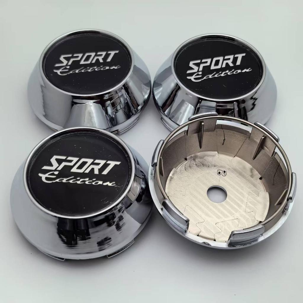 4pcs 60mm 64mm 65mm 68mm 69mm SPORT Edition LOGO Emblem Car Wheel Center Caps Wheels Rim Hubcap Centre Cover Replace Accessories
