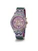 Guess Women's Crystals Iridescent Stainless Steel Fashion Chronograph Watch for Suitable for Daily Party Wear Holiday Party Gift GW0440L3
