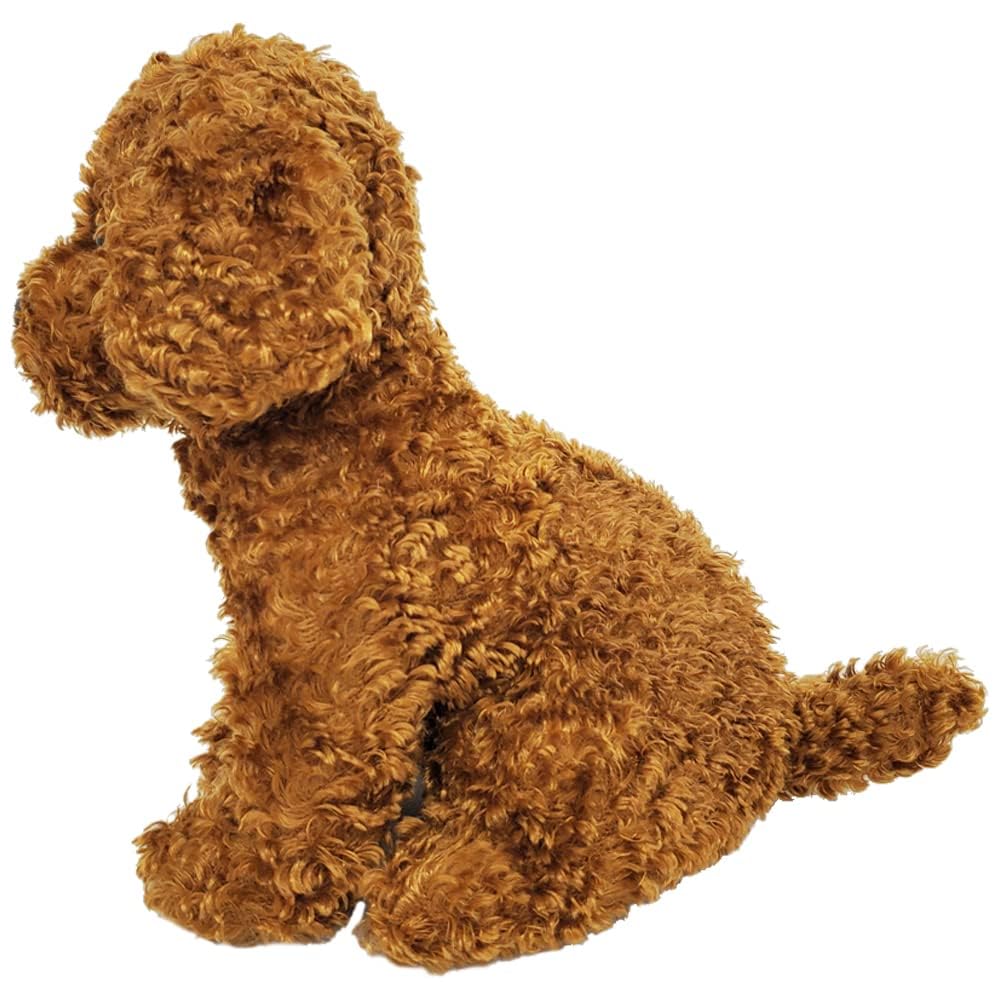 Bestever Premium Puppy Toy Poodle Red Sitting Plush Toy 53113