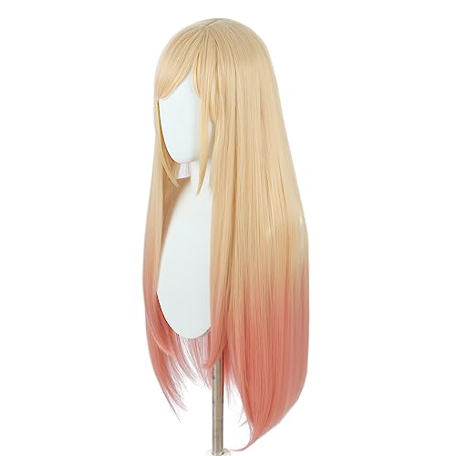Linfairy Kitagawa Umi-chan Dyed Cosplay Wig, Heat-Resistant, Costume Accessory, Festival Wig