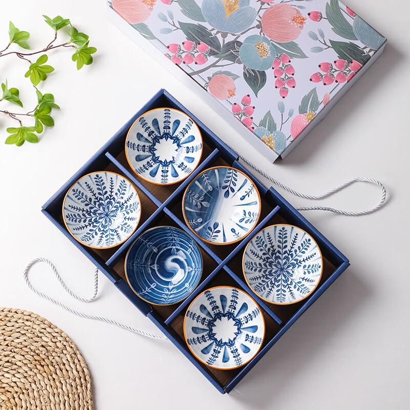 Lujiazui Japanese Ceramic Bowl Gift Set