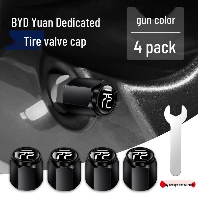 BYD Car Tire Anti-theft Metal Valve Stem Cap
