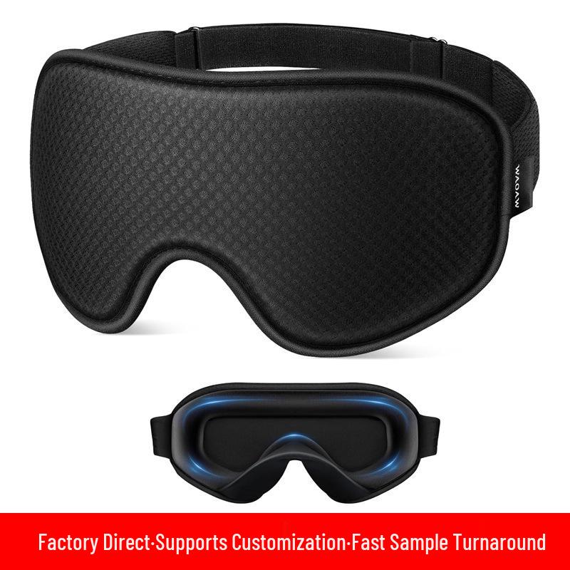 

3D Eye Mask - Lightweight, Light-Blocking & No Pressure for Comfortable Sleep 23x11x1.5 cm