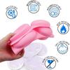 6 Cavity Silicone Molds Non Stick Egg Shape Soap Cake Chocolate Candy Muffin Bakeware Cheesecake Making Tool Crafts Tray Mould