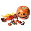 DEAN & DELUCA Halloween Monster Chocolate and Cookie Gift Set, Jack-o'-Lantern Tin with Face Stickers, Japanese Holiday Sweets