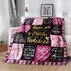 1pc Mom's Love Blanket Soft Cozy Lightweight for Travel Camping Picnics Sofa Office Bed Living Room Perfect Gift for Friends and Family
