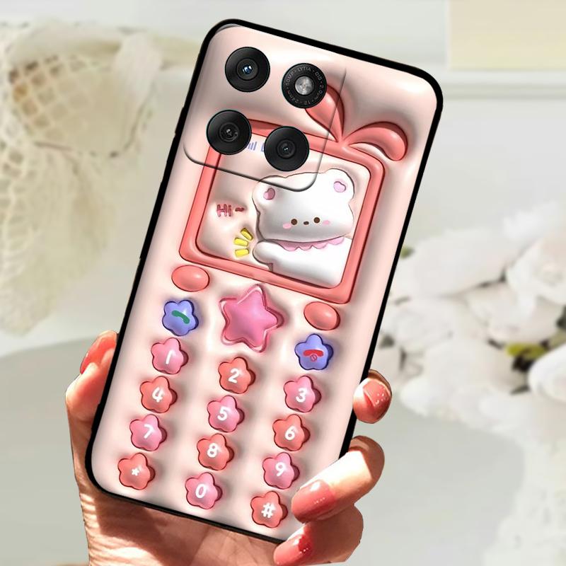 Modne Etui Dla Motorola Edge 60 Fusion 5G Odporny na Wstrząsy Zderzak Miękkie Pokrowiec na Telefon Dla Moto Edge60 Fusion Silikonowe Ochronne Etui