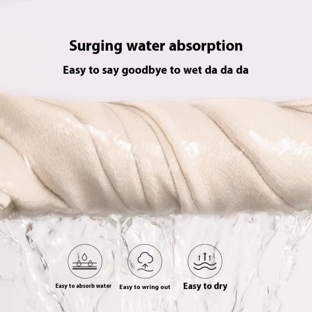 Quick Dry Hair Drying Cap Double Layer Satin Bonnet Luxury Hair Towel Women Hair Wrap